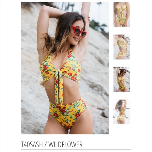 Wildflower swimsuit Top - Picture 6 of 7